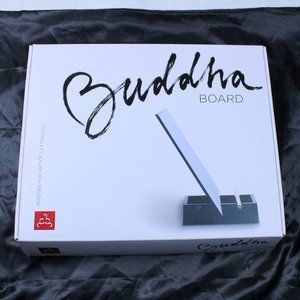 Buddha Board Art Set: Water Painting w/ Bamboo Brush & Stand